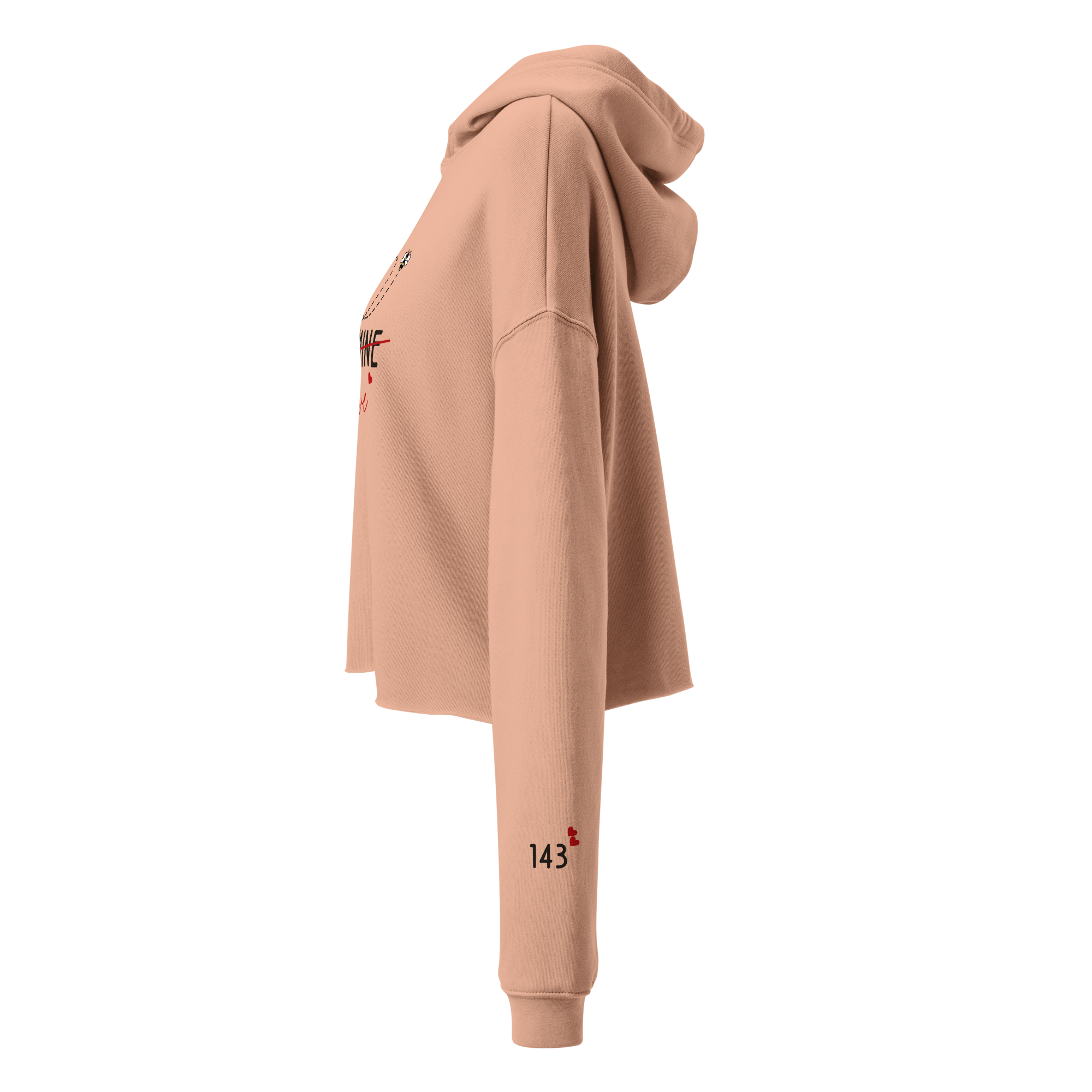 Bee Mine Crop Hoodie | Luminous Glo